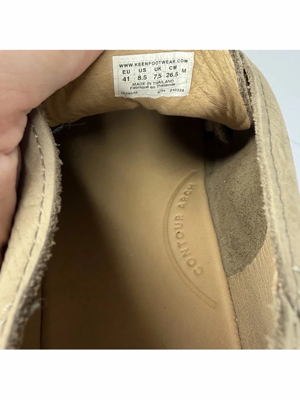 KEEN KNX Chukka Boots, Mens Sz 8.5 No-Tie Elastic Lace Shoes, Preferred Leather